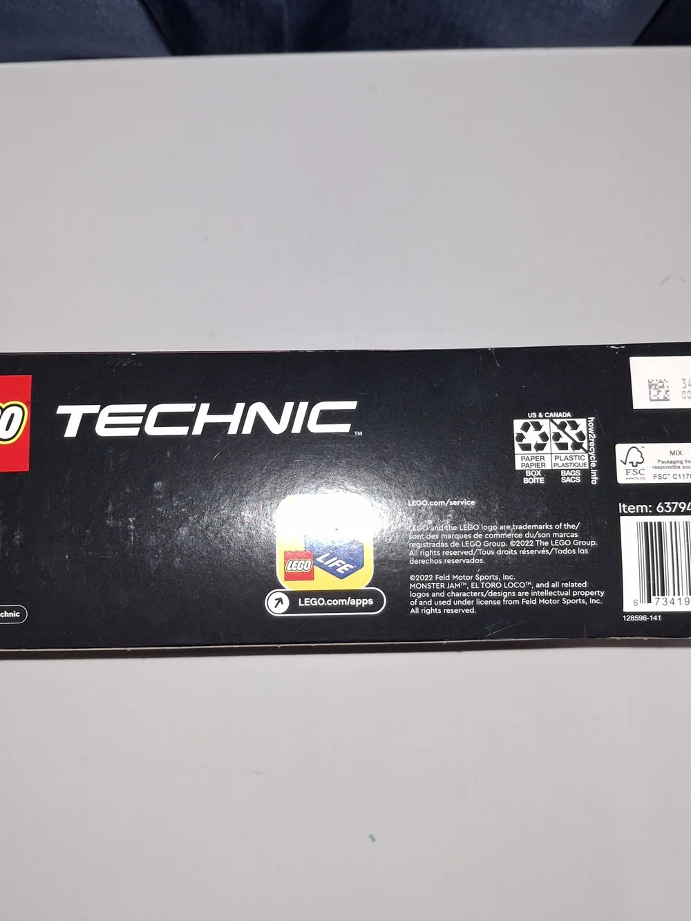Lego Technic Orange Pull-Back Monster Truck New Retired